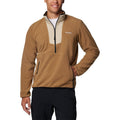 Columbia Sequoia Grove Half Zip Fleece Polyester Men's Brown Zip Neck Pullovers
