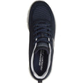 Skechers Fashion Fit 2.0 Polyester Women's Navy/Silver Trainers