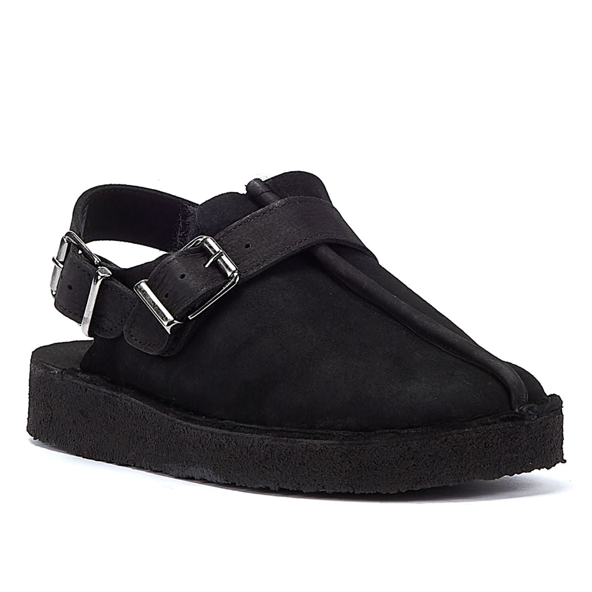 Clarks Originals Trek Mule Sling Lined Women's Black Comfort Shoes
