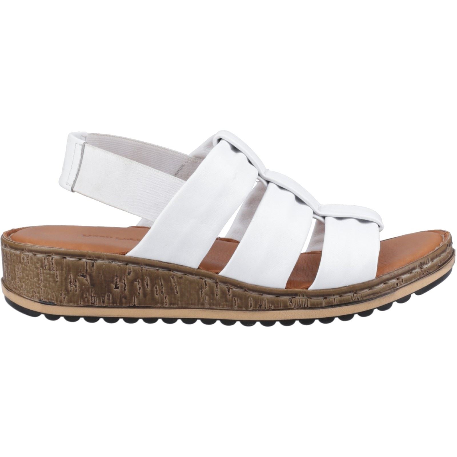 Hush Puppies Eden Gladiator Leather Women's White Sandals