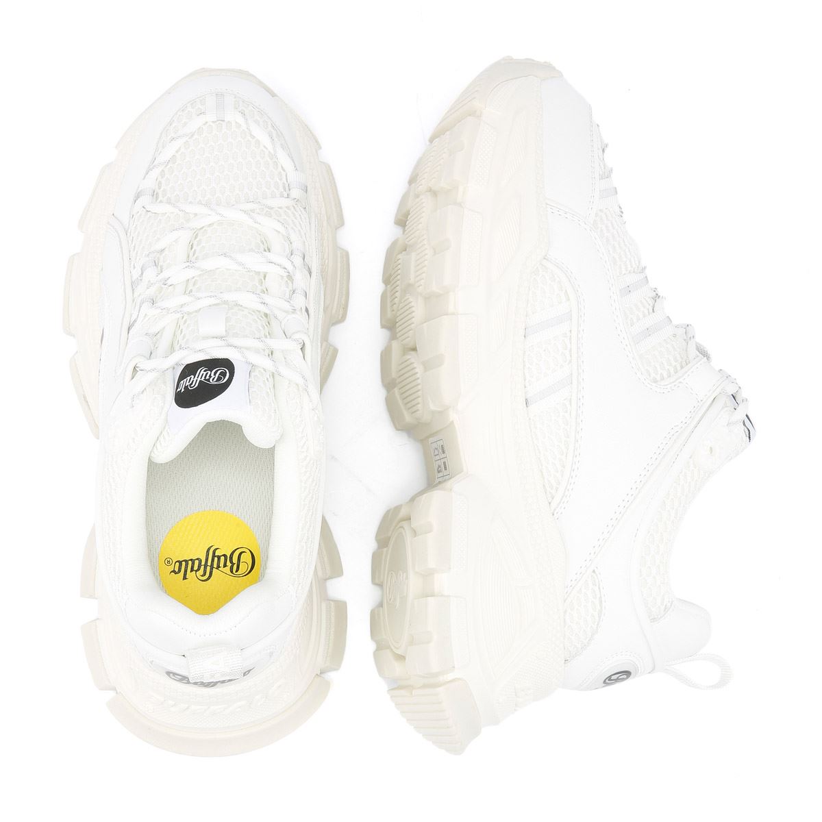 Buffalo Saturn Lace Women's White Trainers