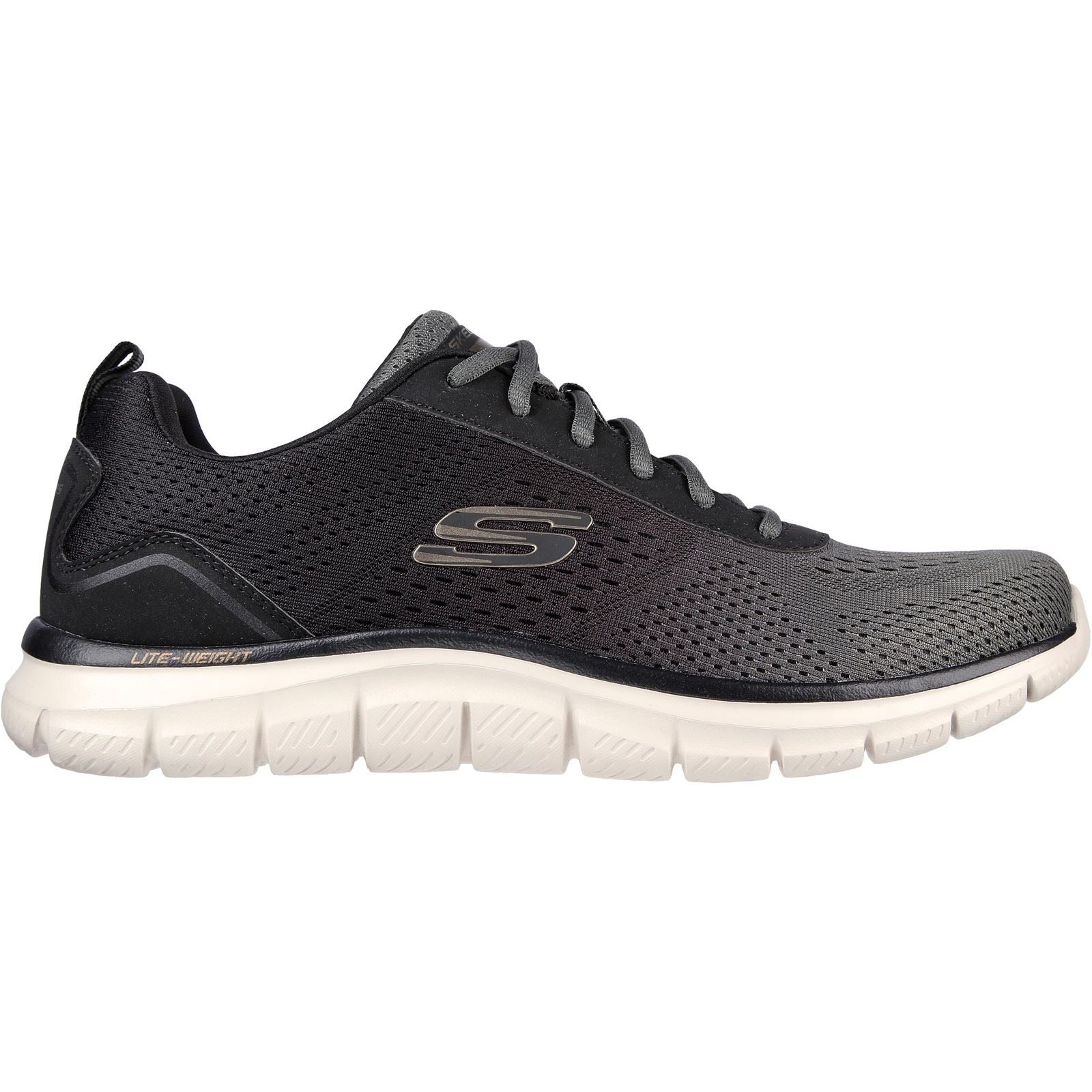 Skechers Track - Ripkent Textile Men's Olive/Black Trainers