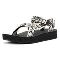 Teva Midform Universal Women's Black/White Floral Sandals
