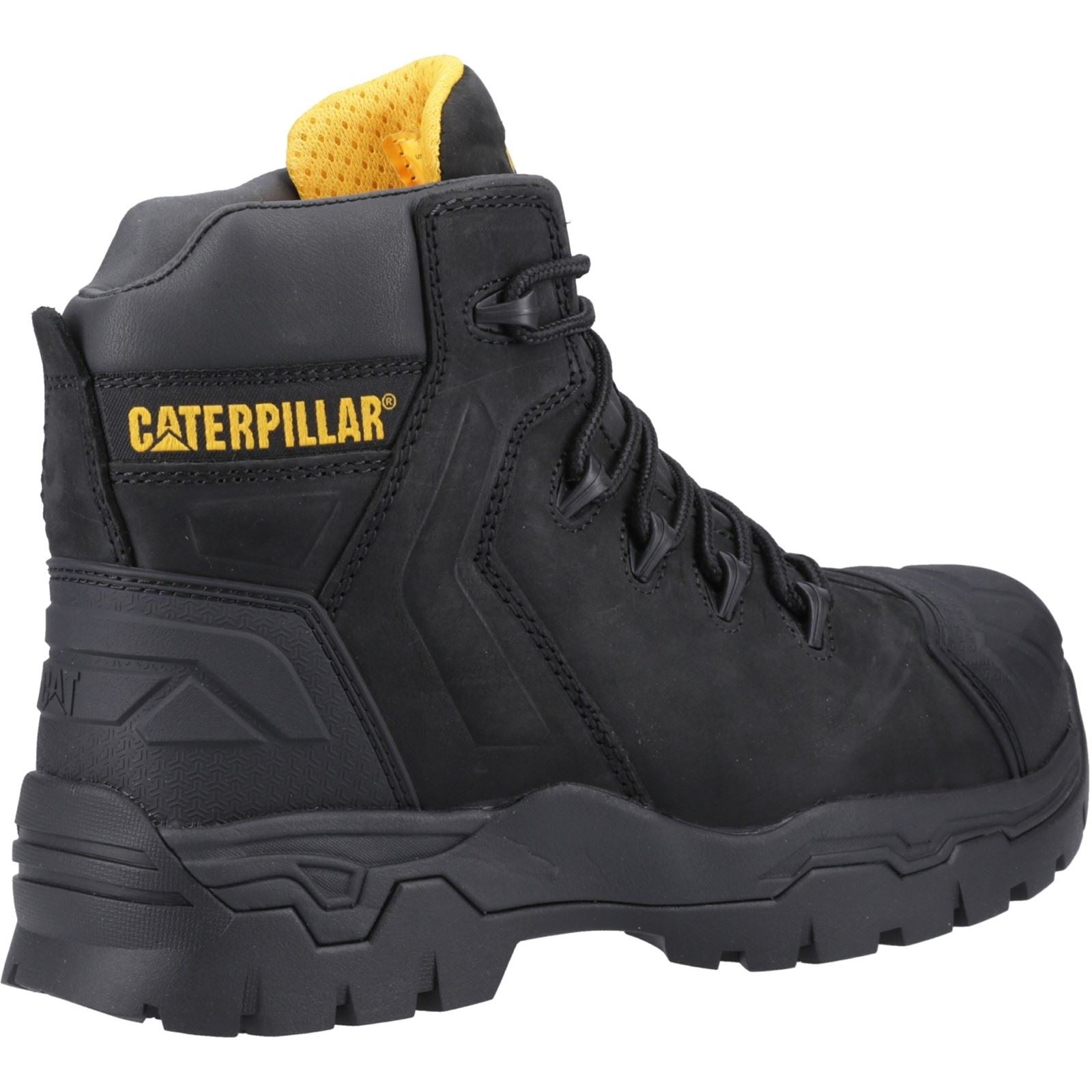 Caterpillar Everett S3 WP Leather Black Safety Boots