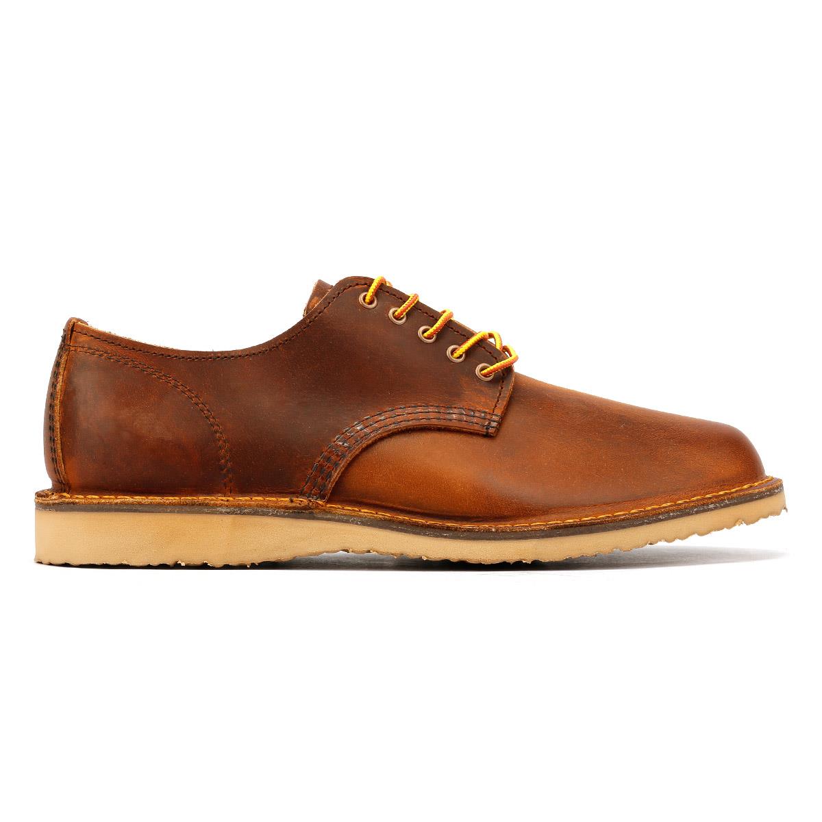 Red Wing Shoes Weekender Oxford Rough & Tough Leather Men's Copper Lace-Up Shoes