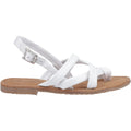 Hush Puppies Hope Leather Women's White Sandals