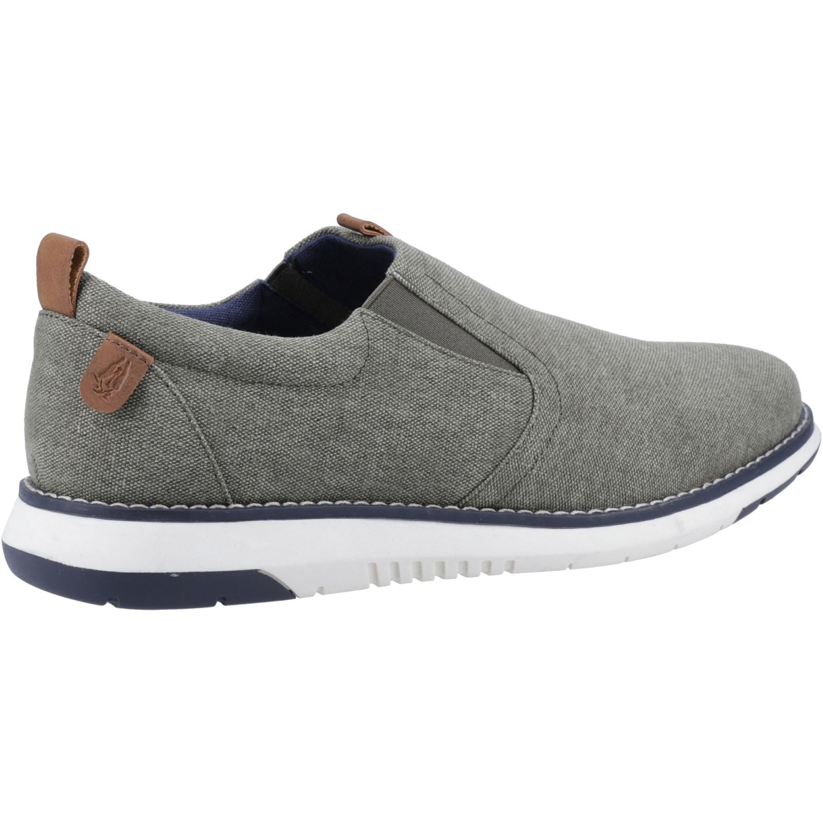 Hush Puppies Benny Canvas Men's Khaki Loafers