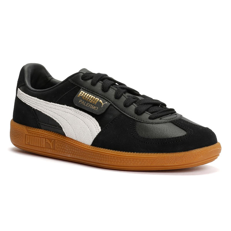 Puma Palermo Leather Black Trainers