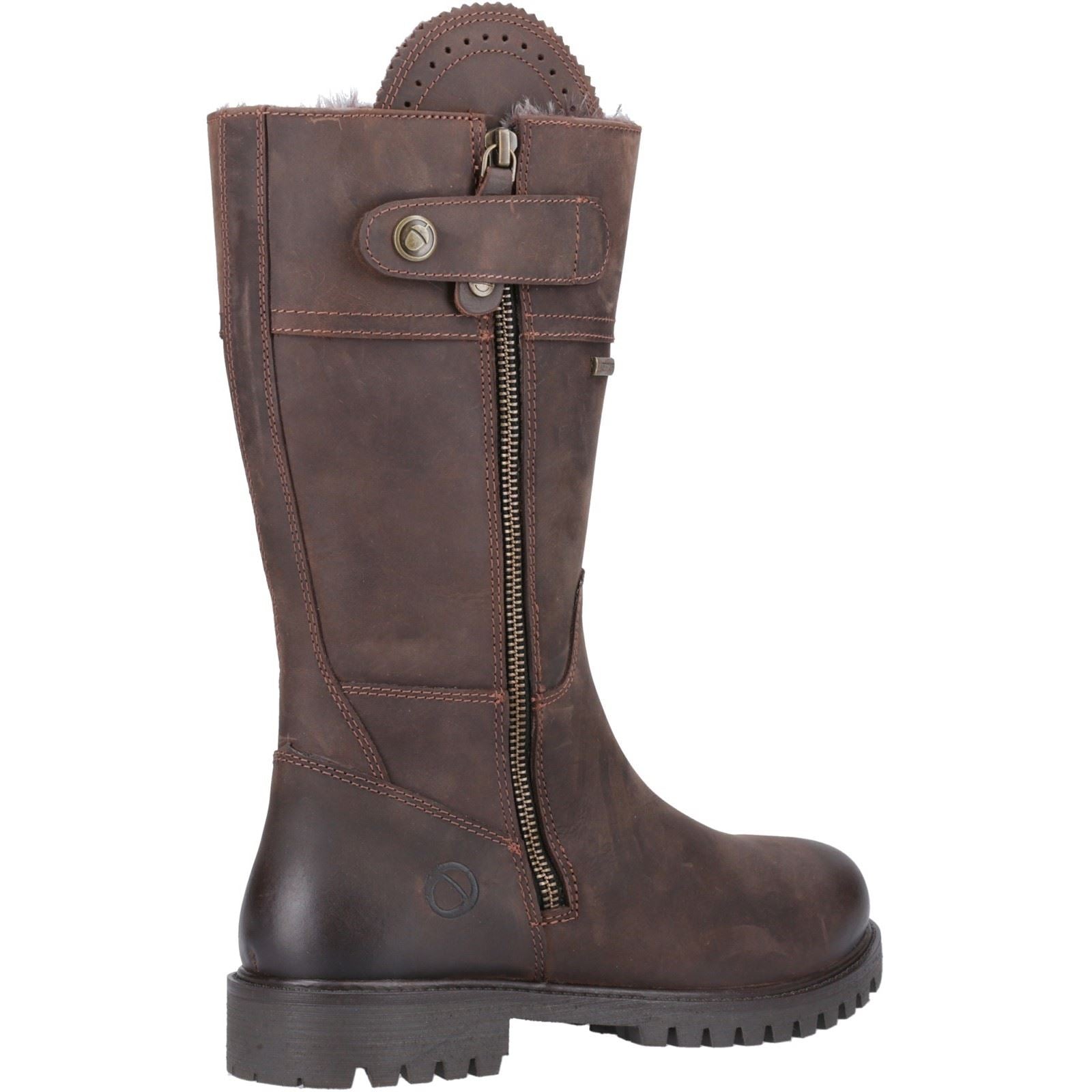 Cotswold Bushcombe Leather Women's Brown Boots