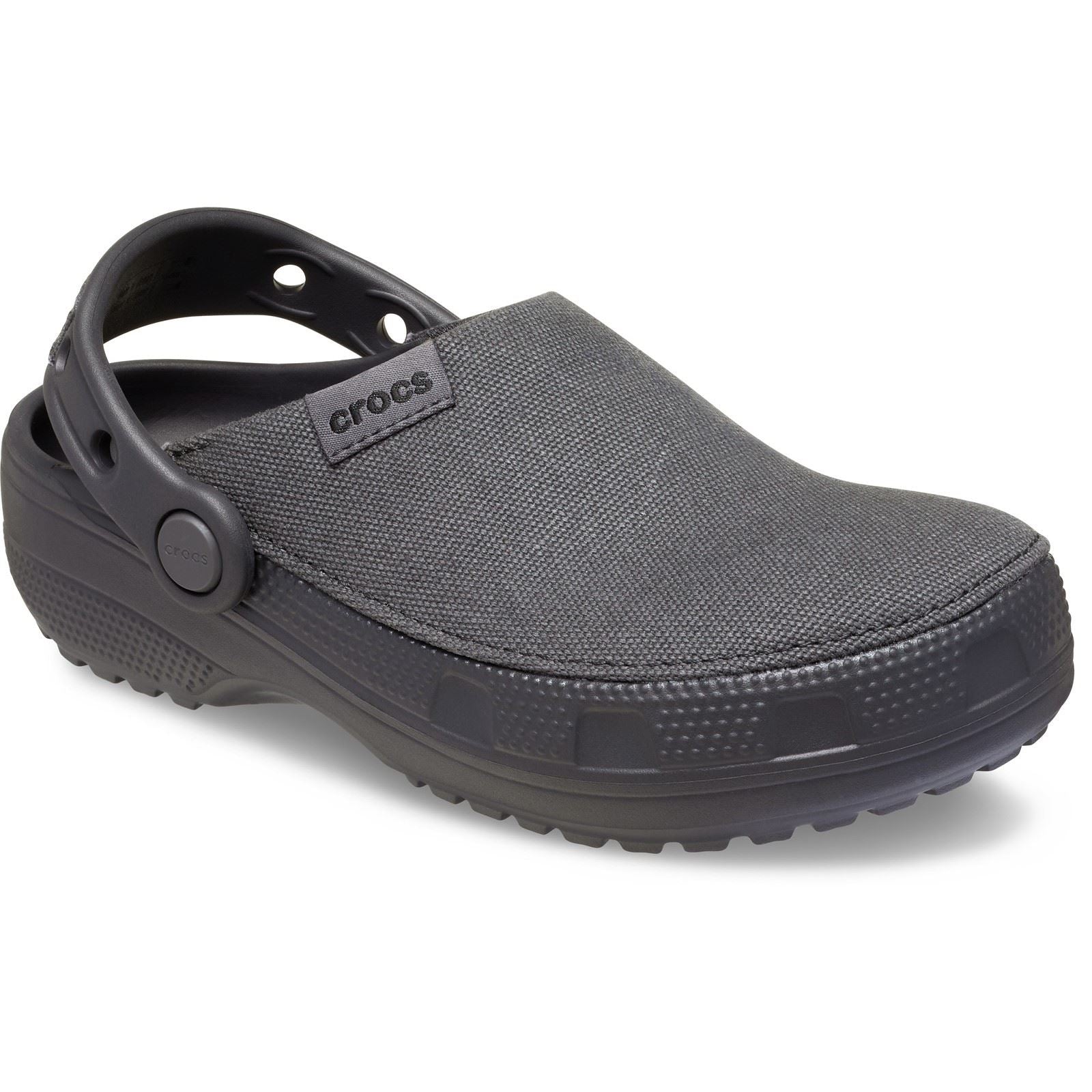 Crocs Classic Crafted Textile Blend Unisex Kid's Black Clogs