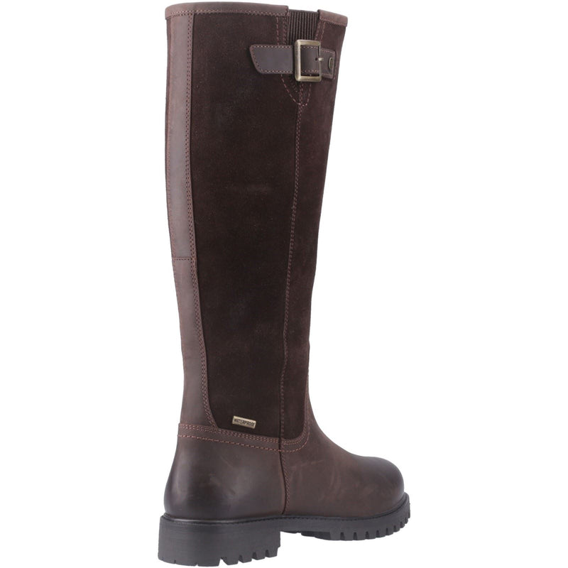 Hunter Canna Tall Boot Leather Women's Brown Boots