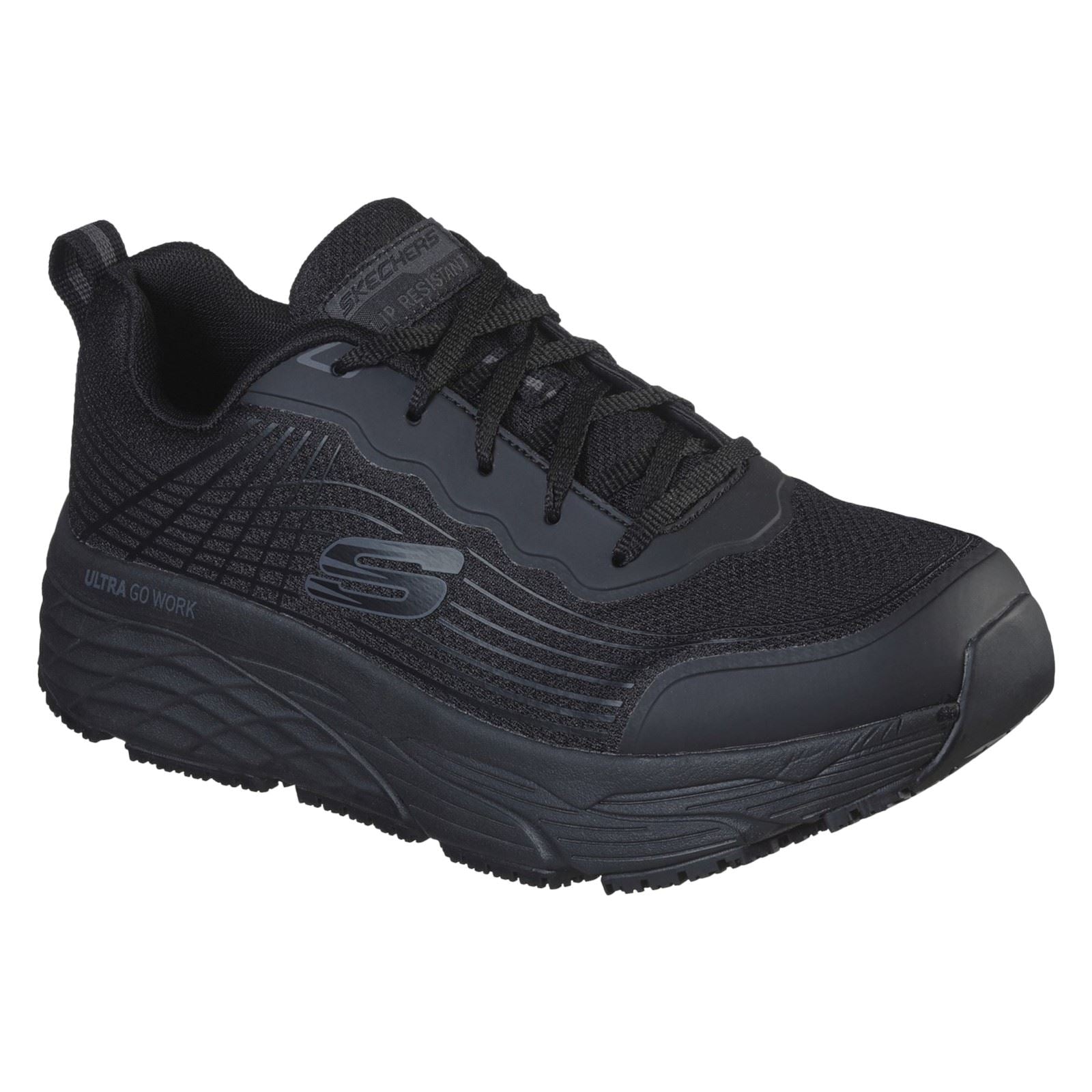 Skechers Workwear Skechers Work Relaxed Fit Textile Men's Black Safety Trainers