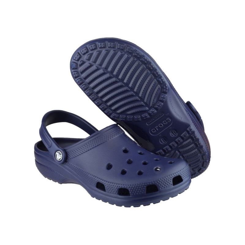 Crocs Classic Croslite Rubber Navy Clogs