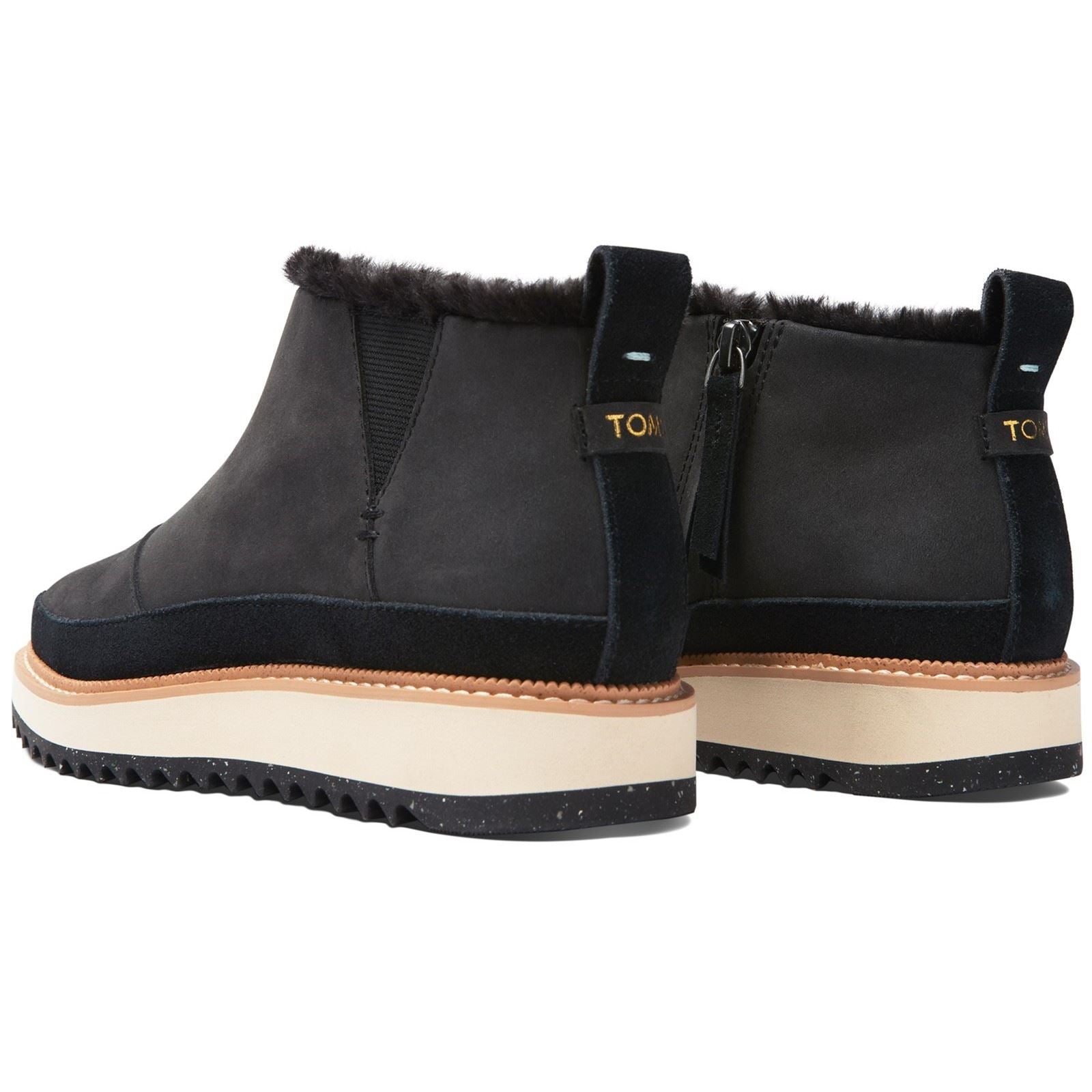 TOMS Marlo Leather Women's Black Boots