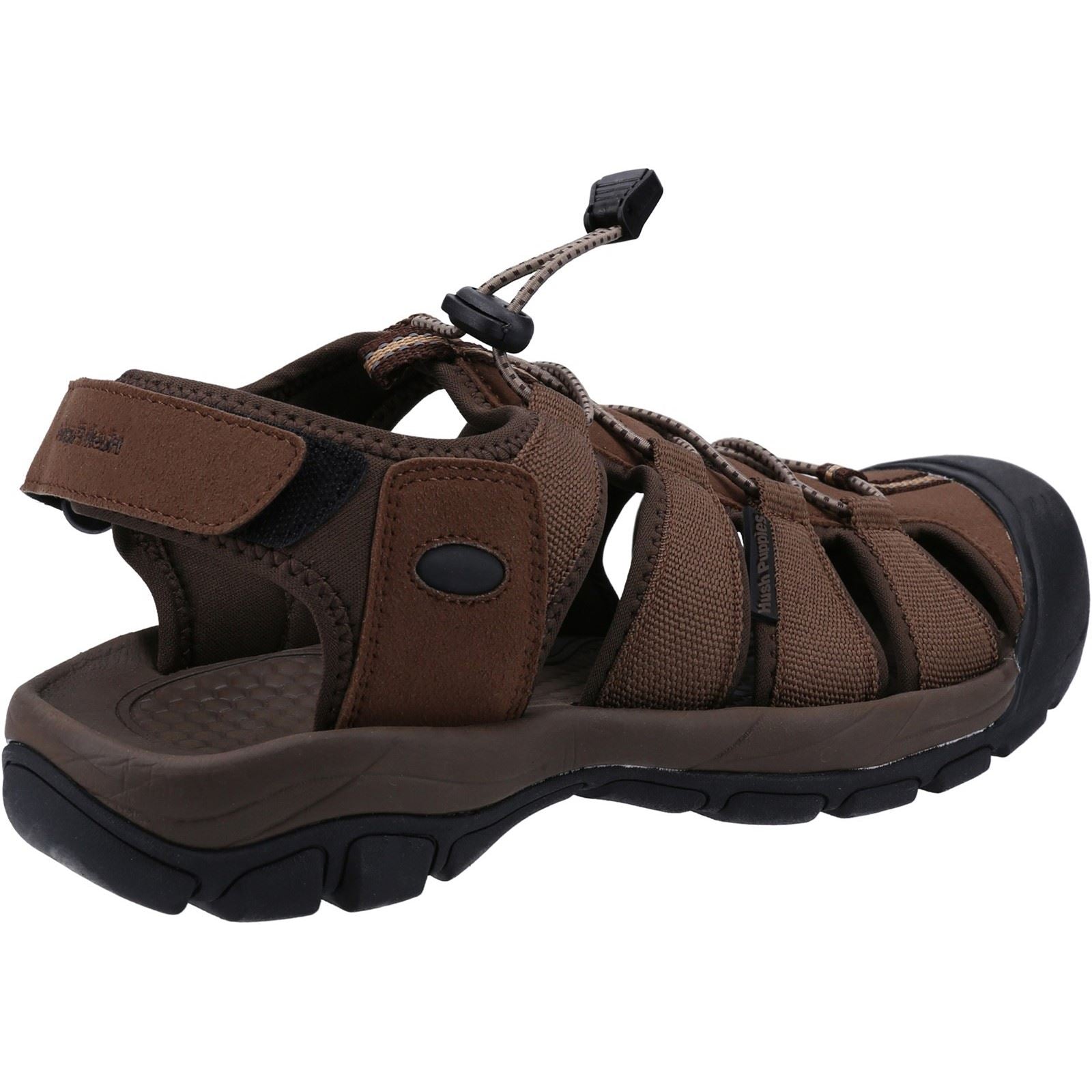 Hush Puppies Peru Synthetic/Webbing Men's Brown Sandals