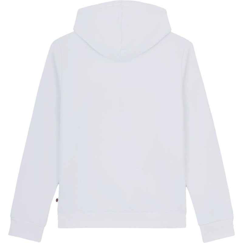 Dickies Icon Logo Synthetic Unisex Adults White Hooded Sweatshirt