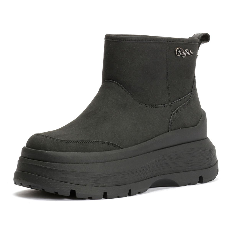Buffalo Olympia Pull On LO Warm Women's Black Boots