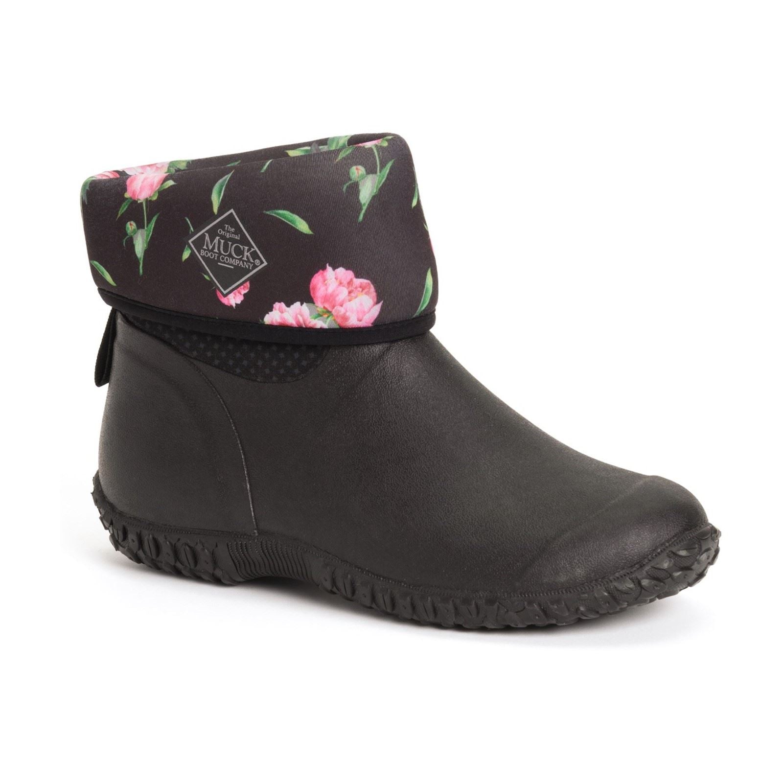 Muck Boots RHS Muckster II Short Synthetic Charcoal Print Wellies Shoes