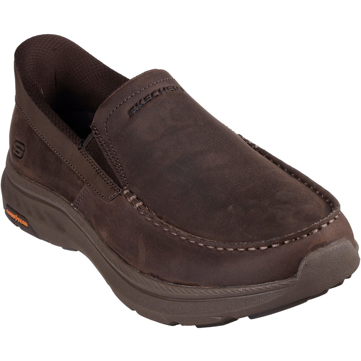 Skechers Pollard Osgood Leather Men's Cocoa Loafers