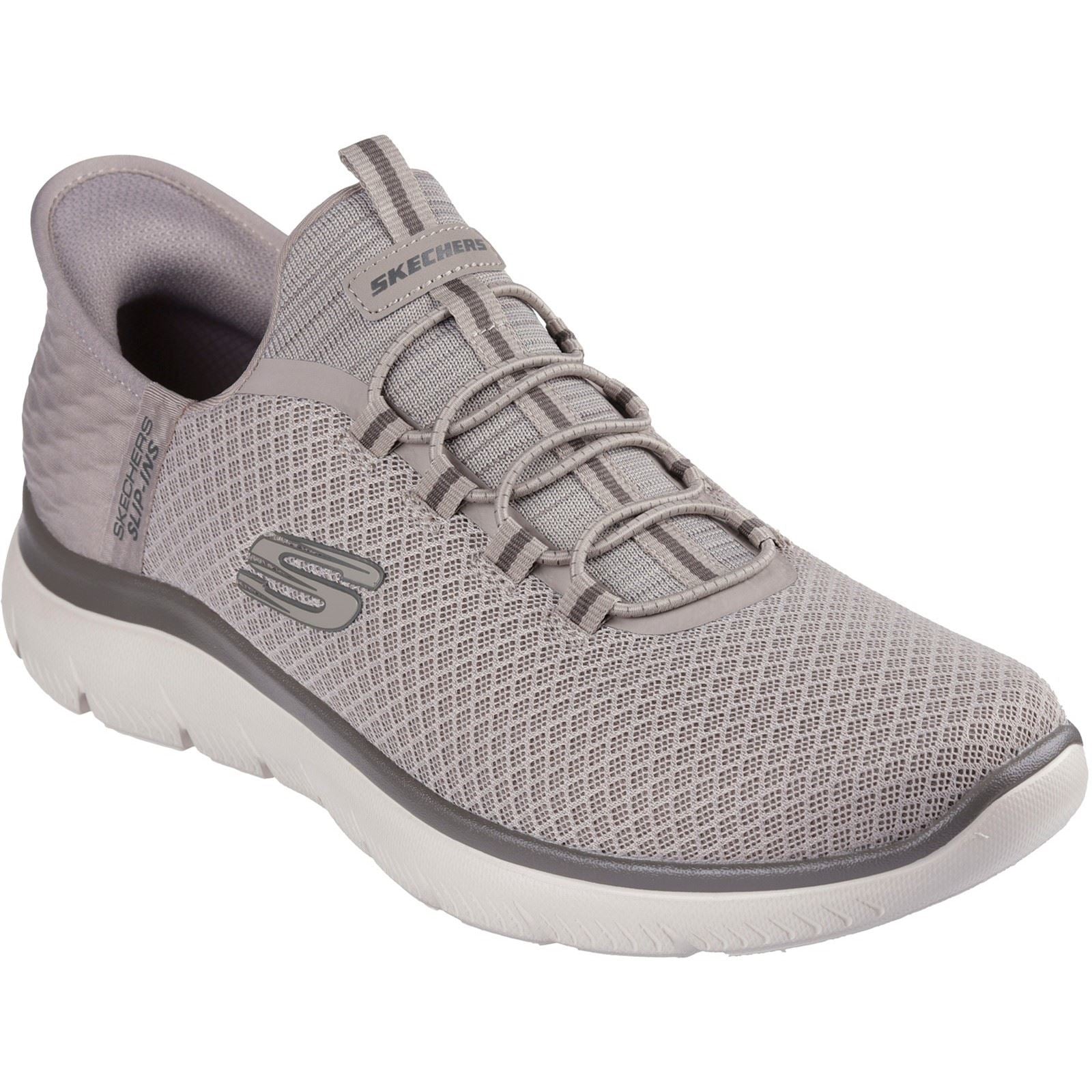 Skechers Slip-ins: Summits - High Range Synthetic Men's Taupe Trainers