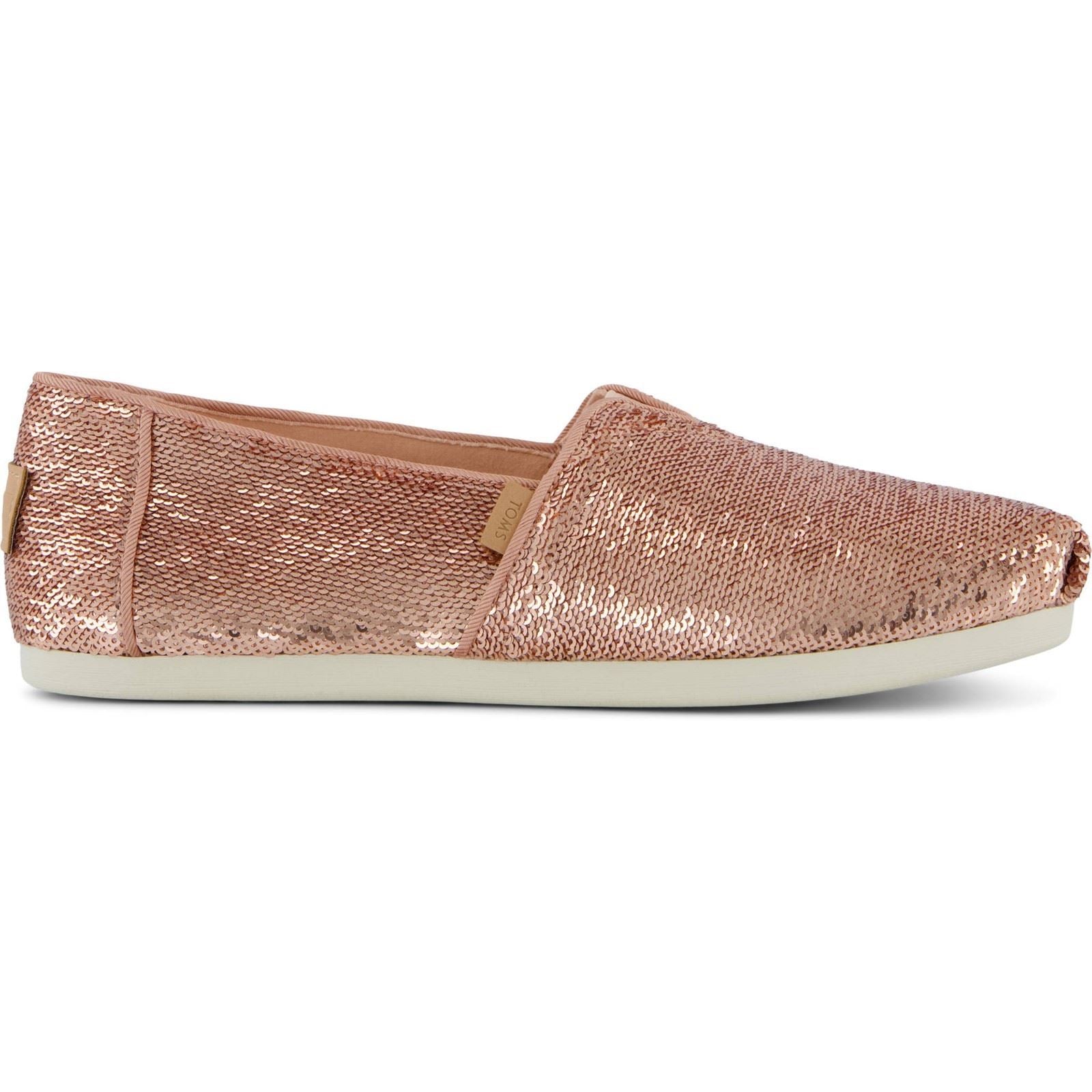 TOMS Alpargata Sequins Textile Women's Rose Espadrilles