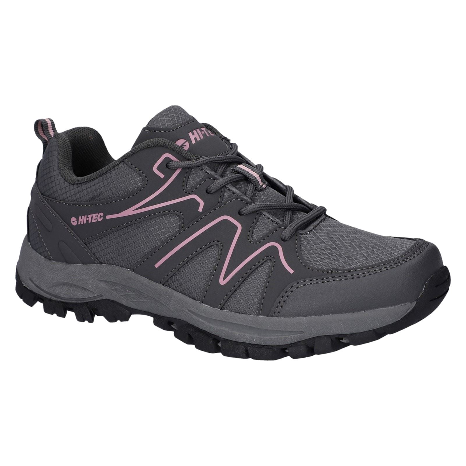 Hi-Tec Maine Synthetic Women's Steel Grey Charcoal Hiking Boots