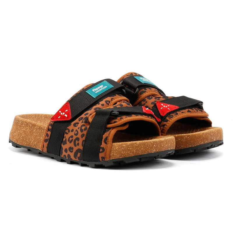 Flower Mountain Niwa Nylon Leopard Slides