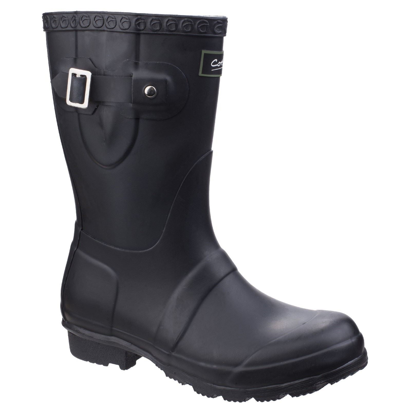 Cotswold Windsor Rubber Women's Black Wellington Boots