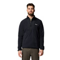 Columbia Sequoia Grove Half Zip Fleece Polyester Men's Black Zip Neck Pullovers