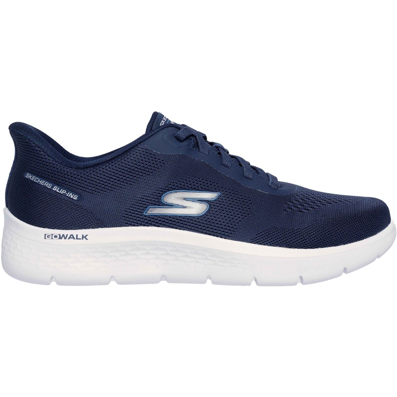 Skechers Go Walk Flex Polyester Men's Navy Trainers