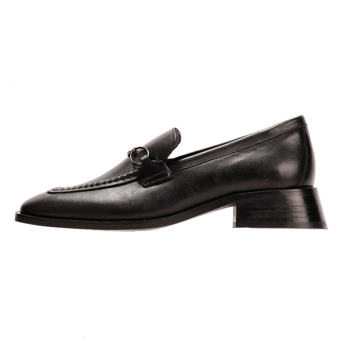 Osprey London The Islington Leather Women's Black Loafers