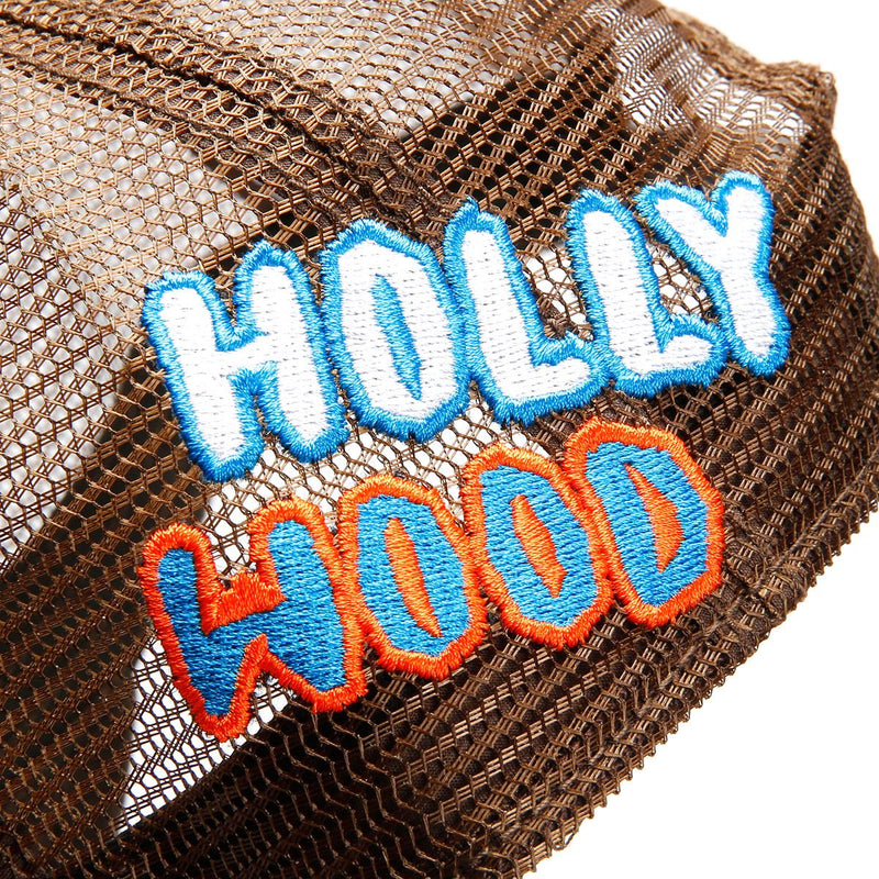 Von Dutch Velvet Trucker Brown/Red/Blue Caps