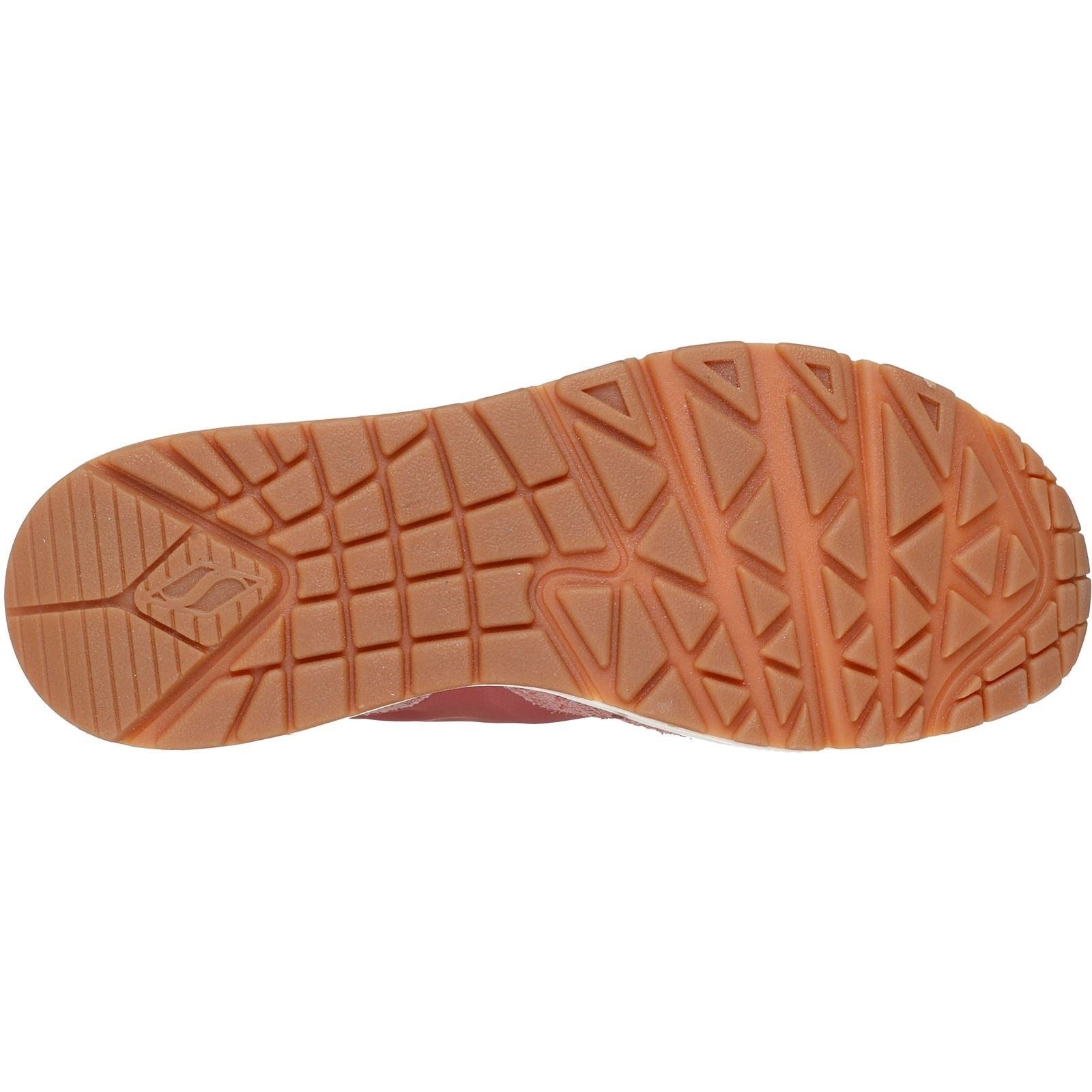 Skechers Uno Vintage Dayz Leather Women's Rose Trainers