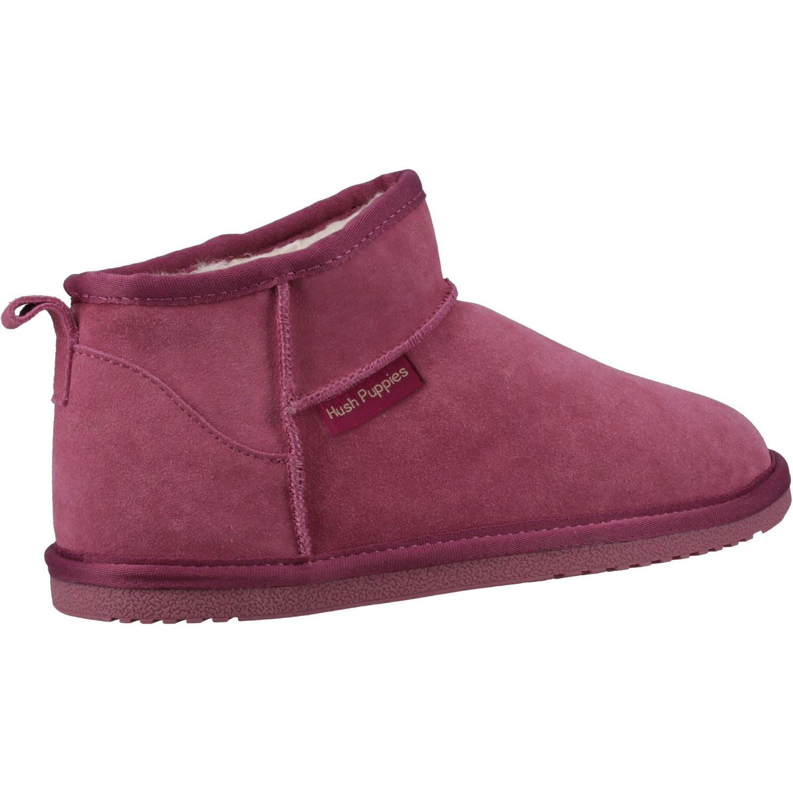 Hush Puppies Ashanti Suede Women's Pink Slippers