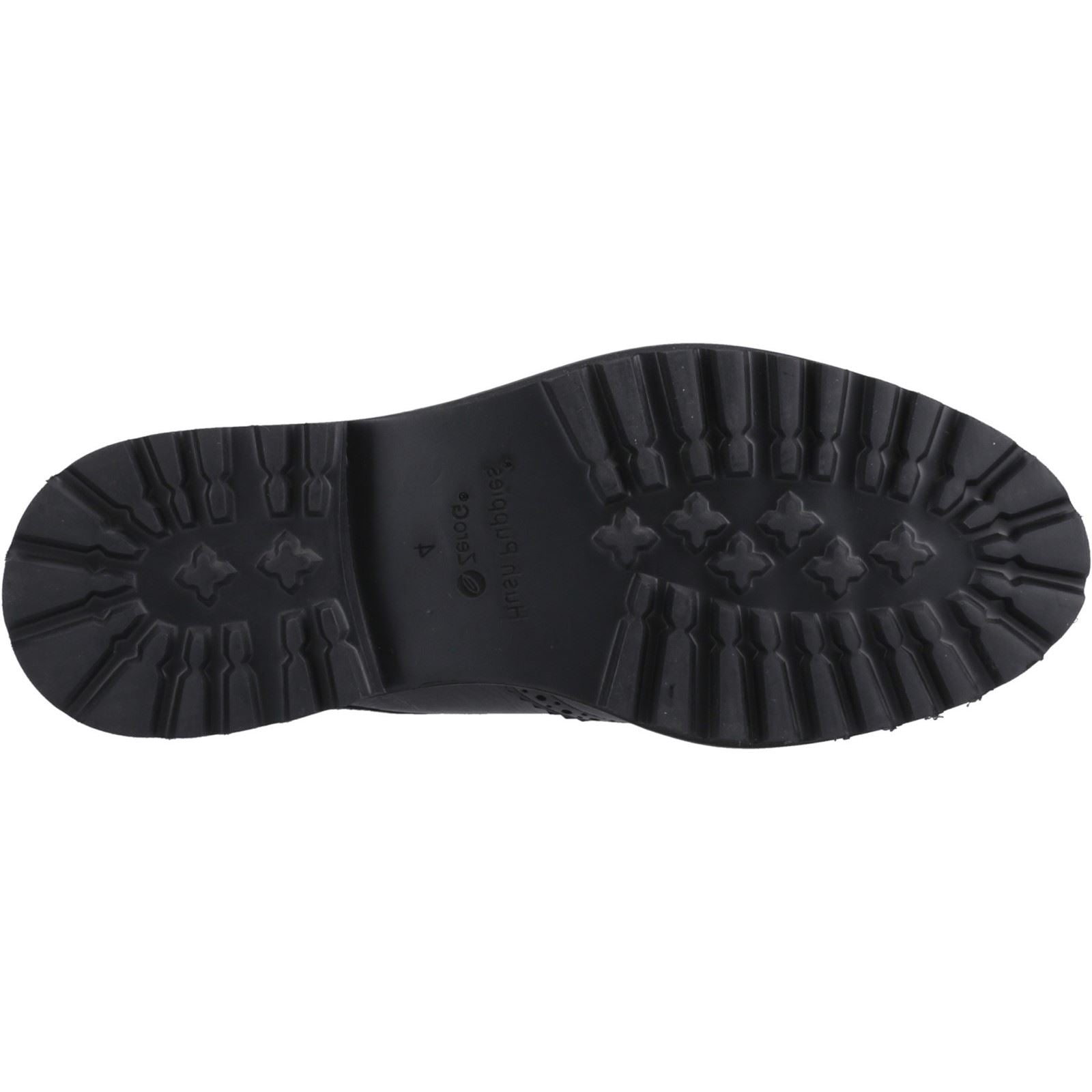 Hush Puppies Gabi Lace Up Leather Girls's Black Brogues