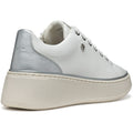 Geox D SUNNETTY Synthetic Synthetic Women's White/Silver Trainers