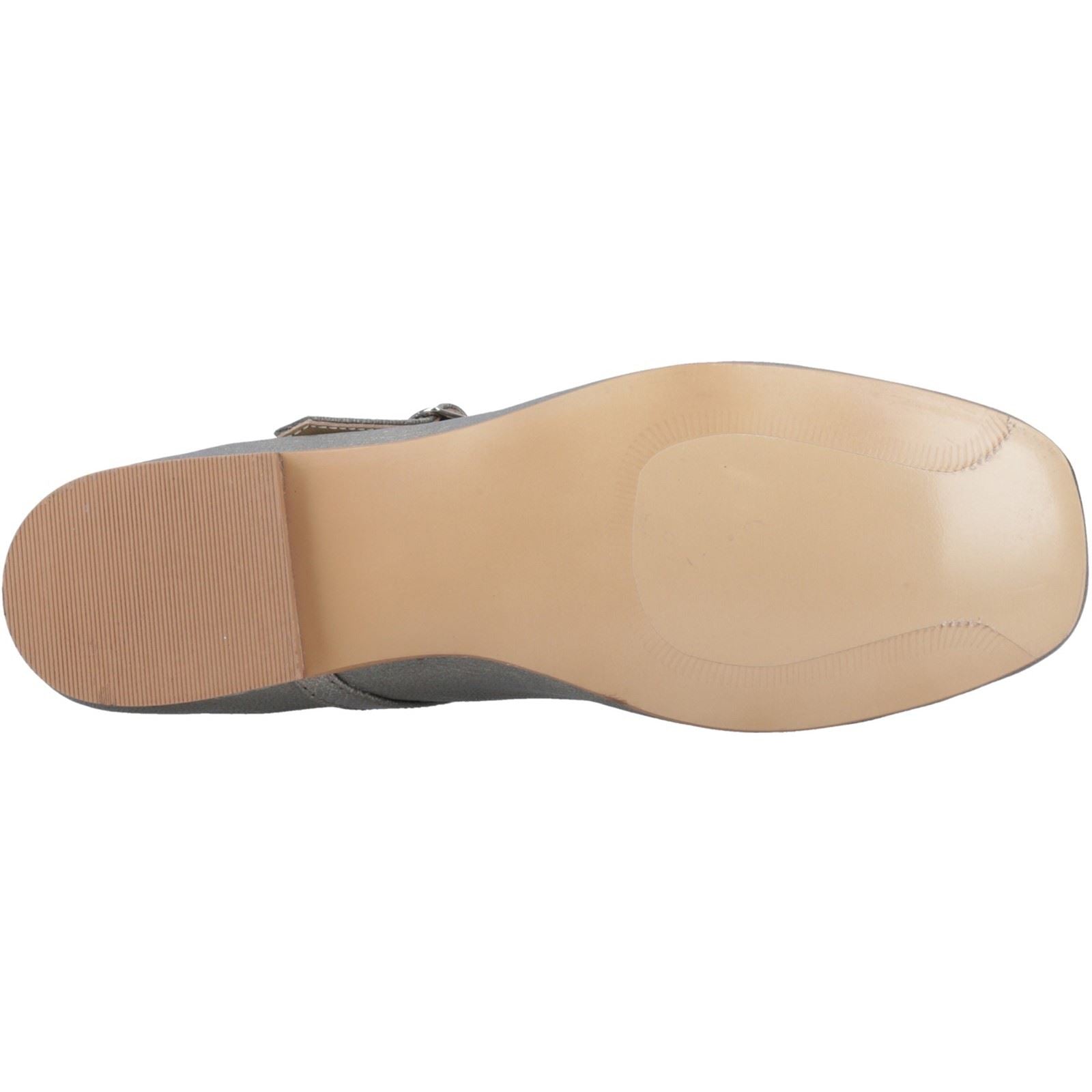 Hush Puppies Pasha Leather Women's Pewter Shoes