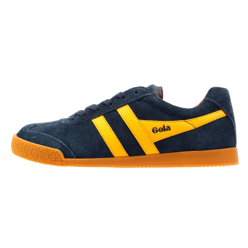 Gola Harrier Suede Women's Navy/Sun Trainers