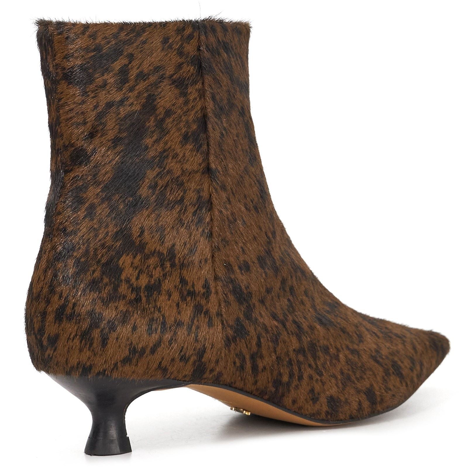 Dune Odore Leather Women's Tan Heeled Ankle Boots
