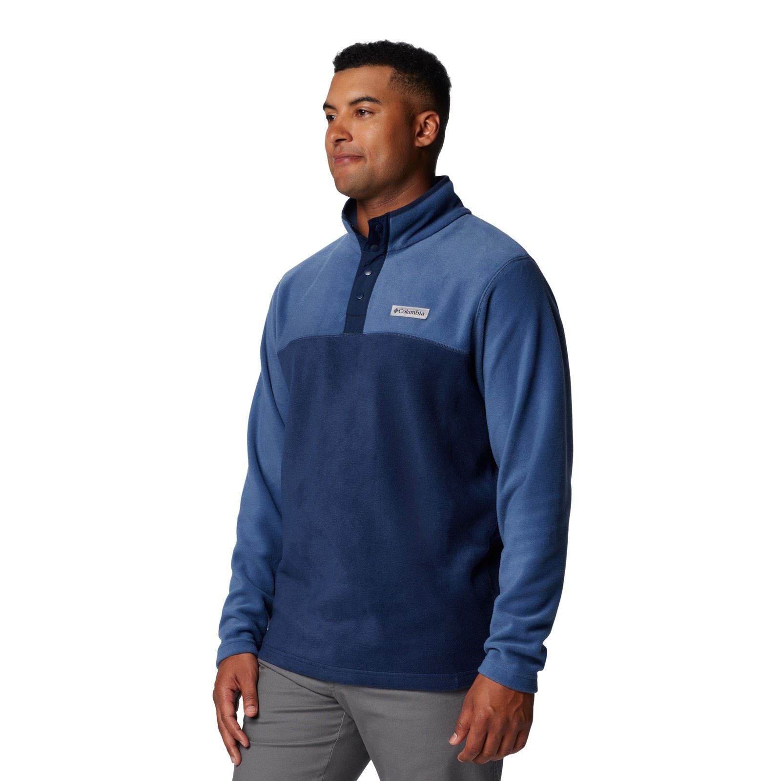 Columbia Steens Mountain Half Snap II Men's Blue Fleece Jacket