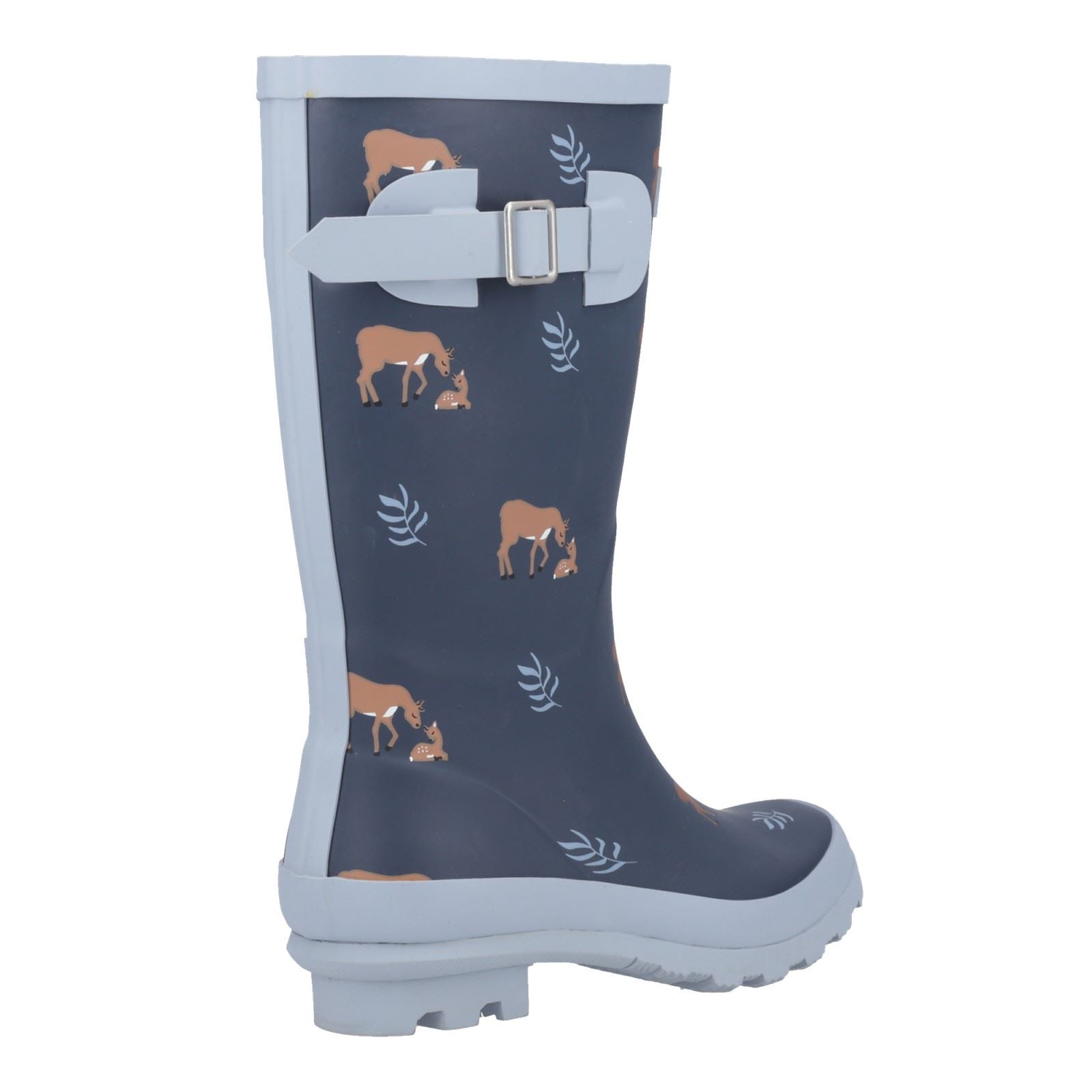Cotswold Woodland JNR Rubber Girls's Deers Wellington Boots