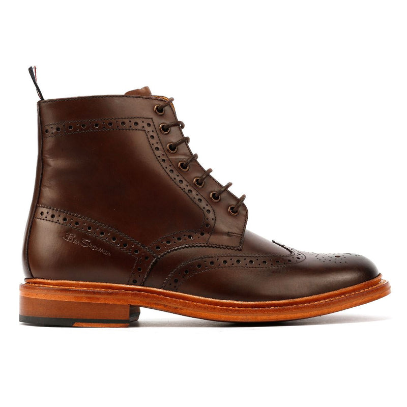 Ben Sherman Arthur Leather Men's Mocha Boots