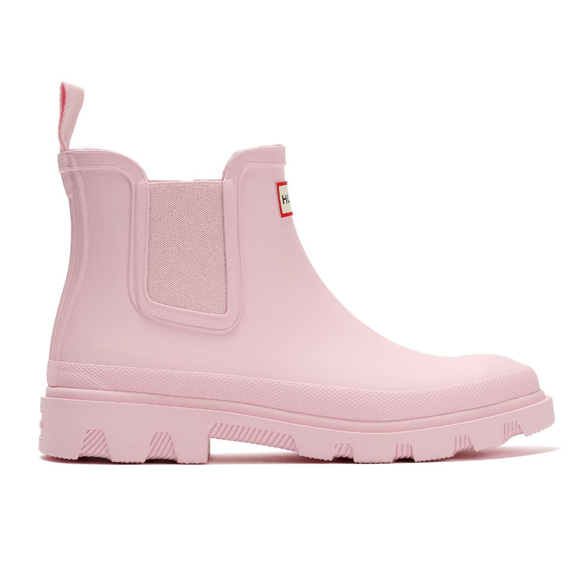 Hunter Downpour Chelsea Rubber Women's Parfait Pink Wellington Boots