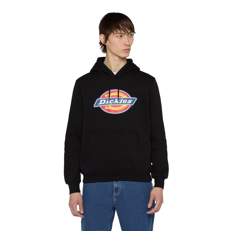 Dickies Icon Logo Synthetic Unisex Adults Black Hooded Sweatshirt