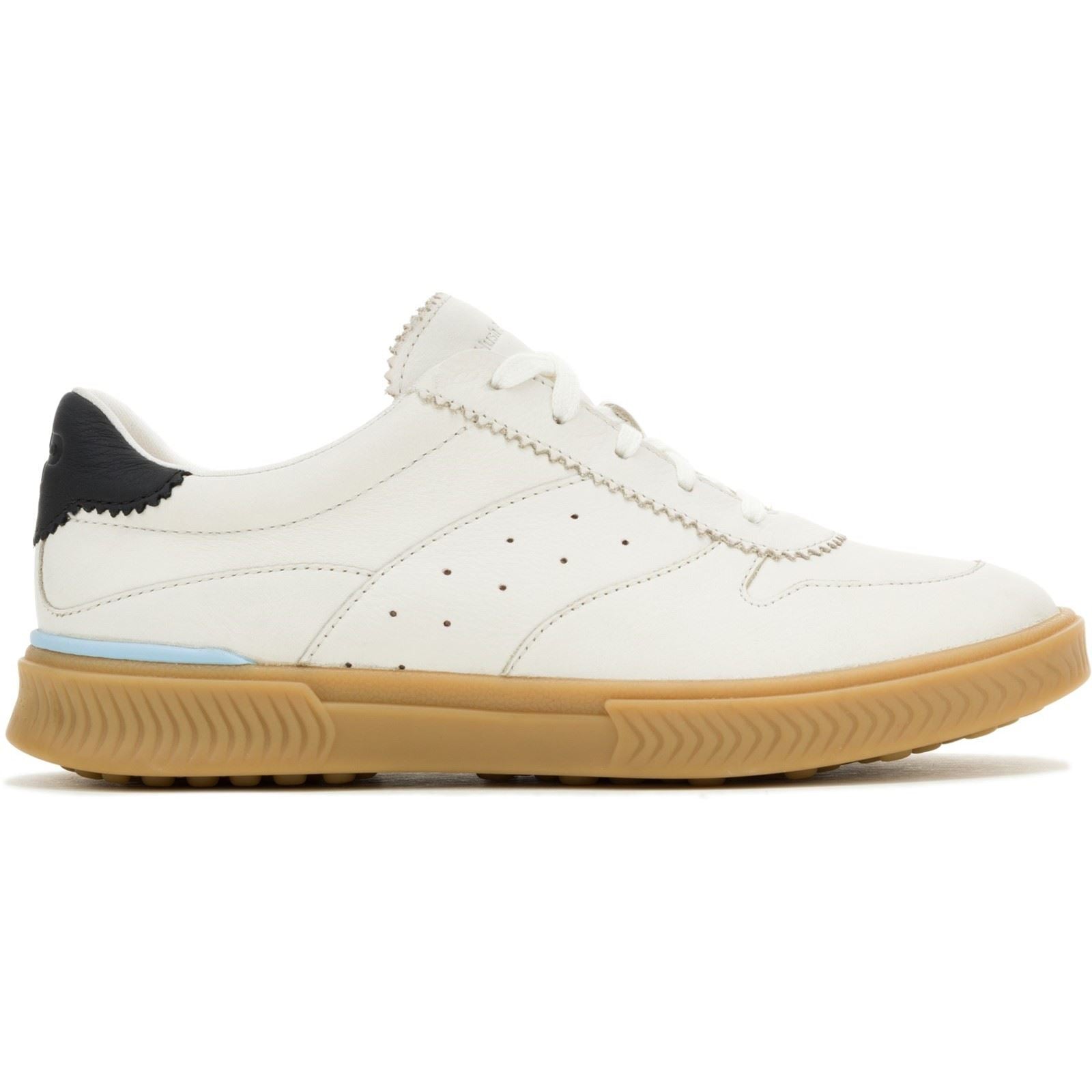 Hush Puppies Mae Leather Women's White Trainers