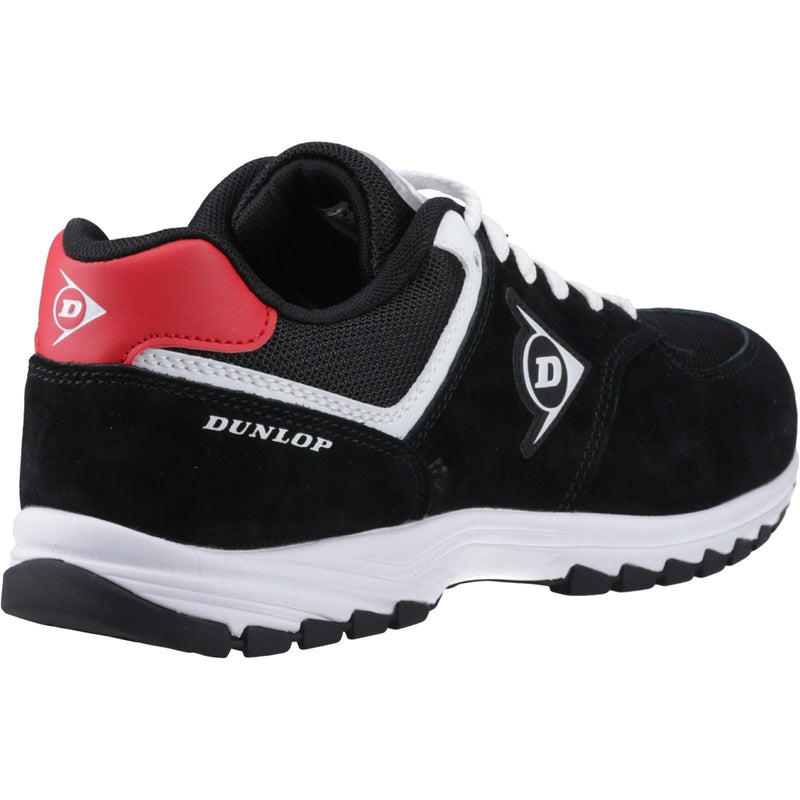 Dunlop Arrow Suede Men's Black/Red/White Safety Trainers
