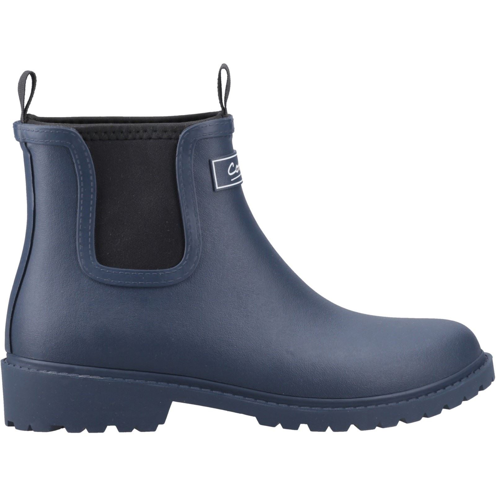 Cotswold Barton Rubber Women's Navy Wellington Boots