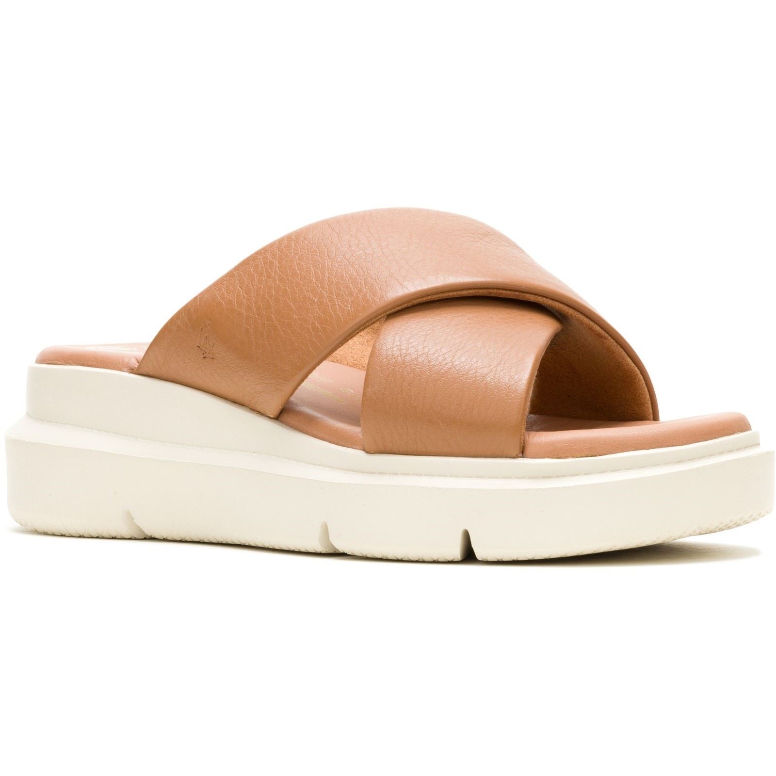 Hush Puppies Uplift Leather Women's Tan Sandals