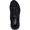 Skechers GO WALK Flex Smooth Motion Textile Men's Black Trainers