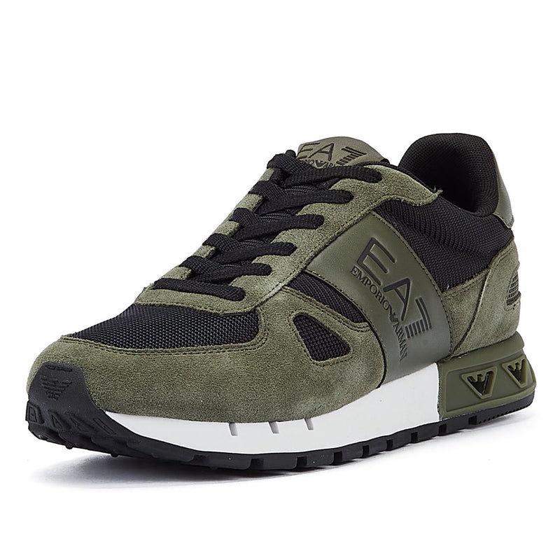EA7 Legacy Men's Green Trainers